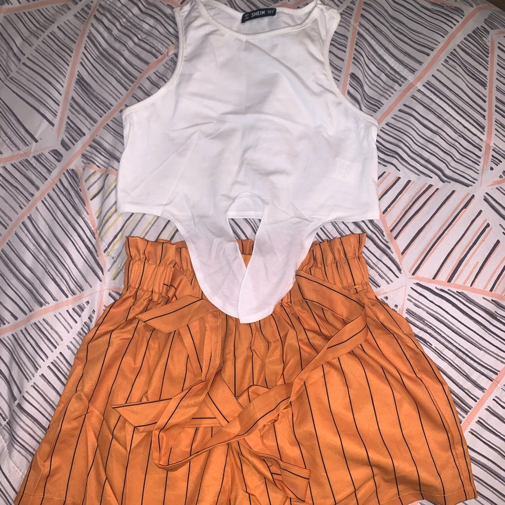 Two piece short outfit